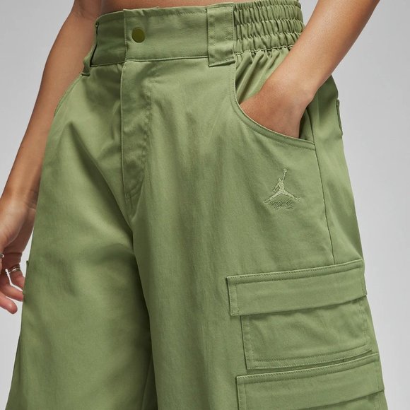 Jordan | Heavyweight Chicago Utility Pants in Sky J Light Olive NWOT - Picture 3 of 10